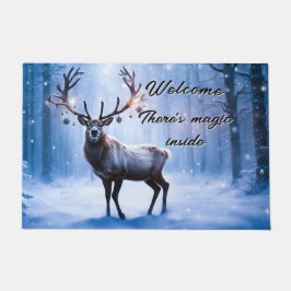 Magischer Weihnachtsmann Fußmatte