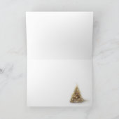 Magischer Weihnachtswald Feiertagskarte (Innenseite)