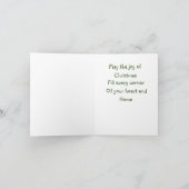 Magischer Weihnachtswald Karte (Innenseite)