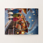 Magischer Weihnachtszug Puzzle (Horizontal)