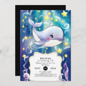 Magischer Whimsikwal Geburtstag Einladung (Vorne/Hinten)