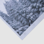 Magischer Winterwald - blau, Seidenpapier (Detail)