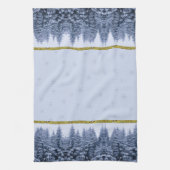 Magischer Winterwald - Gewohnheit Geschirrtuch (Vertikal)