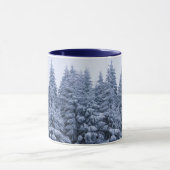 Magischer Winterwald Tasse (Zentrum)