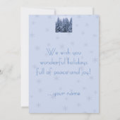 Magischer Winterwald - Weihnachten (Rückseite)