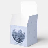 Magischer Winterwald - Weihnachten Party Geschenkschachtel (Geöffnet)