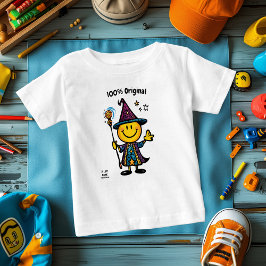 Magischer Zauberer Emoji - Spaß und farbenfrohe Vo Baby T-shirt