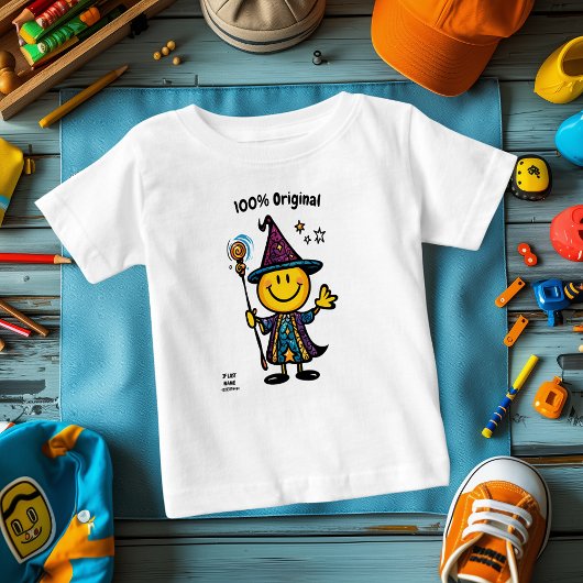 Magischer Zauberer Emoji - Spaß und farbenfrohe Vo Baby T-shirt