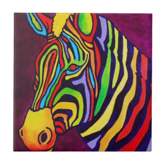 Magischer Zebra Fliese