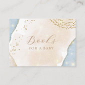 Magisches Abstraktes Glitzer für ein Baby Begleitkarte (Rückseite)