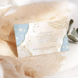 Magisches Abstraktes Glitzer für ein Baby Begleitkarte