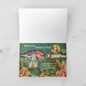 Magisches Adventure Wedding Wish Karte (Innenseite)
