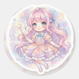 Magisches Anime-Mädchen Dreamy Star Sticker (Yoki
