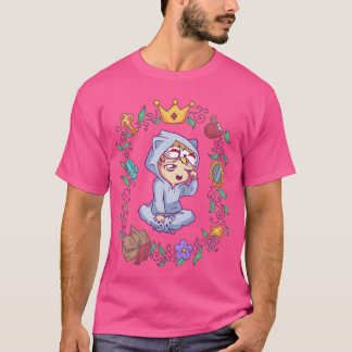 Magisches Anime-Mädchen-Manga-Fairytale-Mädchen T-Shirt