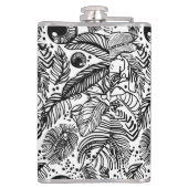 Magisches Auge. Symbol der Allwissenheit und des O Flachmann (Rückseite)