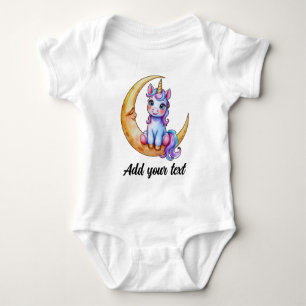 Magisches Baby-Einhorn-Body Baby Strampler