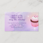 Magisches Backen Afrikanischer Märchenkuchen Visitenkarte (Rückseite)