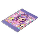 Magisches Ballerina-Notebook Notizblock (Linke Seite)