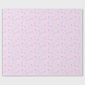 Magisches Ballett Regenbogengradienten Geburtstags Geschenkpapier (Flach)