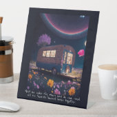 Magisches Banned Bookmobile Pedestzeichen Sockelschild (In Situ)