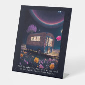 Magisches Banned Bookmobile Pedestzeichen Sockelschild (Vorderseite)