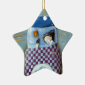 Magisches Bett Keramik Ornament (Rechts)