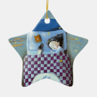 Magisches Bett Keramik Ornament