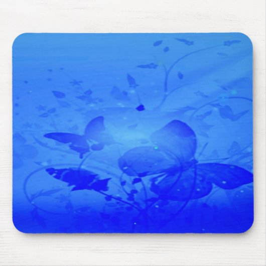 Magisches Blau Mousepad (Vorne)