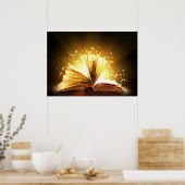 Magisches Buch Poster (Küche)