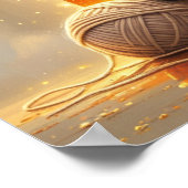 Magisches Buchstabe Y Wandkunstposter für Kinderzi Poster (Ecke)