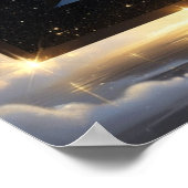 Magisches Buchstabe Z Wandkunstposter für Kinderzi Poster (Ecke)