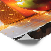 Magisches Buchstaben A Wandkunstposter für Kinderz Poster (Ecke)