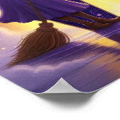 Magisches Buchstaben W Wandkunstposter für Kinderz Poster (Ecke)