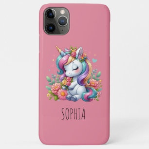 Magisches buntes Einhorn Mädchen Geburtstagsgesche Case-Mate iPhone Hülle