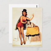 Magisches Button nach oben Postkarte (Vorne/Hinten)