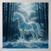 Magisches digitales Pferd Poster (Vorne)