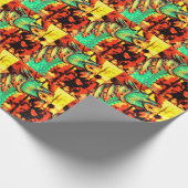 Magisches Drache-Geschenk-Packpapier Geschenkpapier (Ecke)