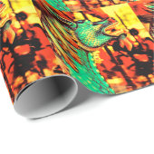 Magisches Drache-Geschenk-Packpapier Geschenkpapier (Rolleneckpunkt)