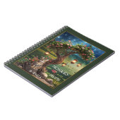 Magisches Dream Cat Night Notebook Notizblock (Linke Seite)