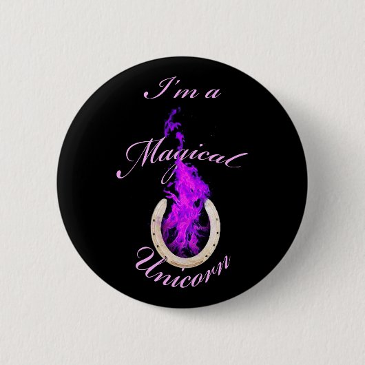 Magisches Einhorn 02 Button (Vorderseite)
