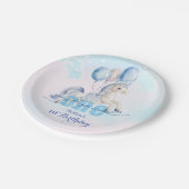 Magisches Einhorn 1. Geburtstag Pappteller (Schrägansicht)