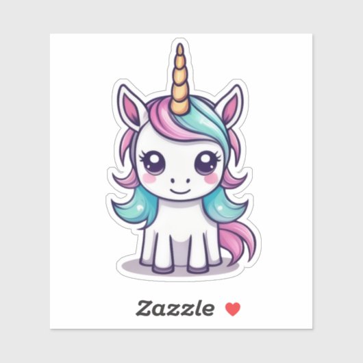 Magisches Einhorn Aufkleber (Blatt)