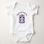 Magisches Einhorn Baby Strampler (Vorderseite)