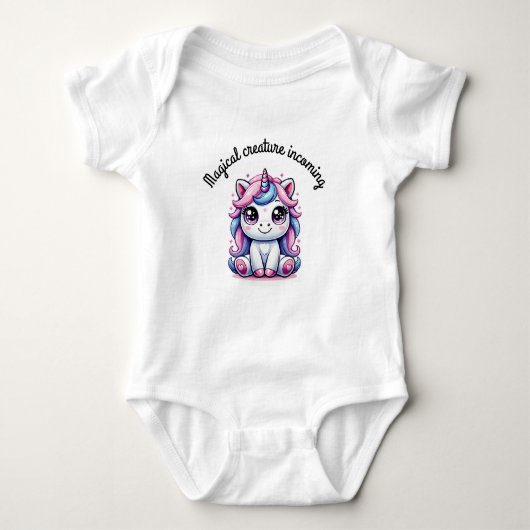 Magisches Einhorn Baby Strampler (Vorderseite)
