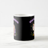 Magisches Einhorn bleibe Kaffeetasse (Mittel)