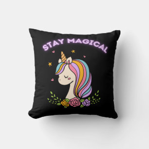 Magisches Einhorn bleibe Kissen