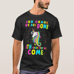 Magisches Einhorn des Abschlusses der dritten Klas T-Shirt