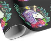 Magisches Einhorn-Feeling  Geschenkpapier (Rolleneckpunkt)