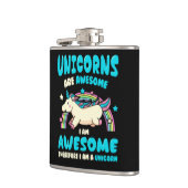 Magisches Einhorn Flachmann (Links)