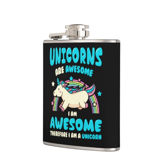 Magisches Einhorn Flachmann (Links)